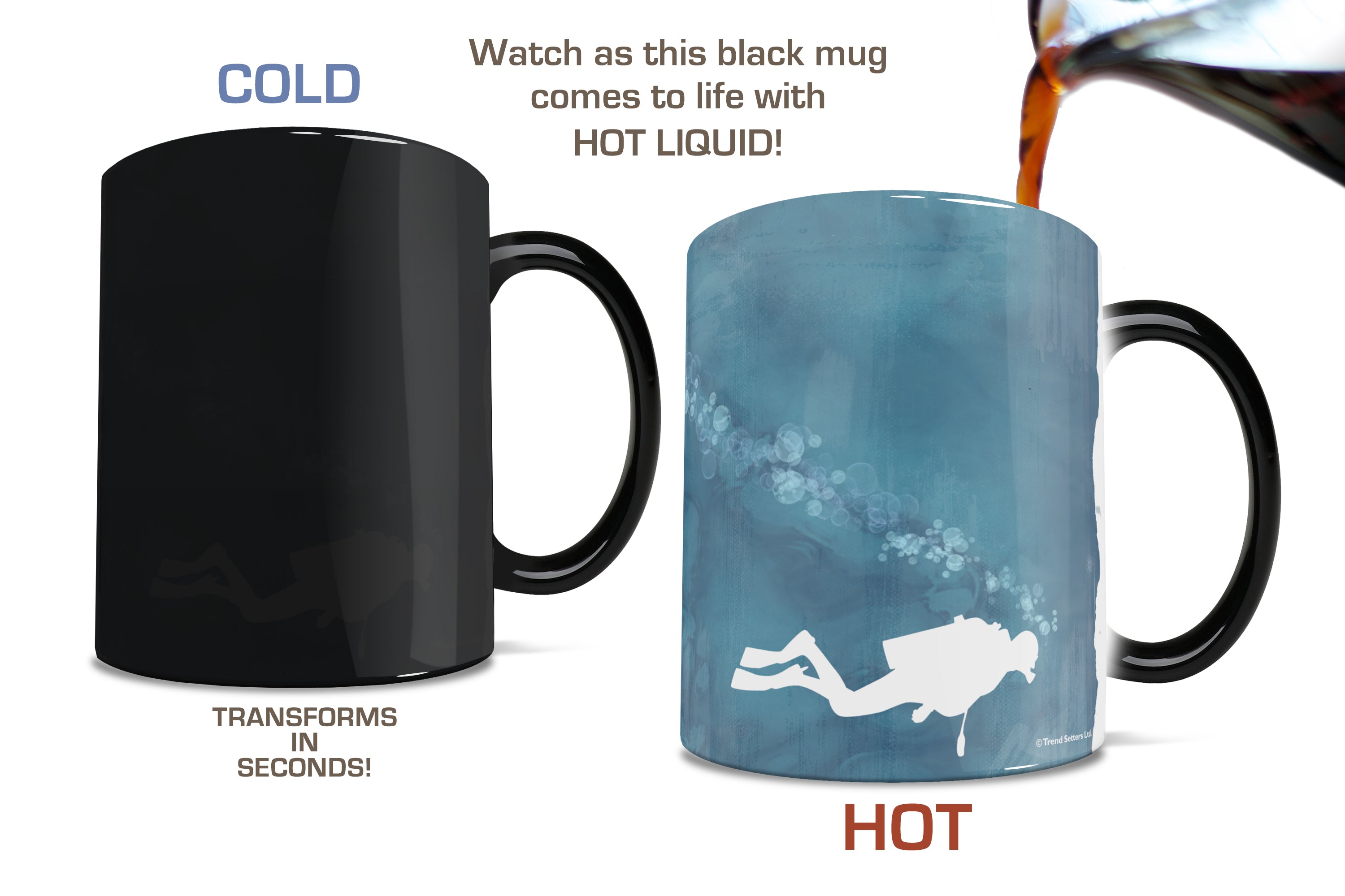 Sports Collection (Deep Sea Diver) Morphing Mugs® Heat-Sensitive Mug MMUG373